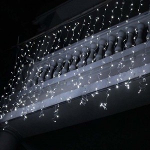 LED rampouchová světla Vánoční rampouchová světla Venkovní vánoční řetězová světla dekorace